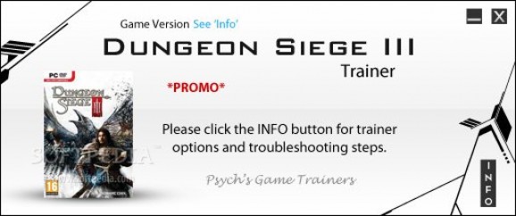 Dungeon Siege III +1 Trainer screenshot
