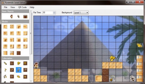 Pyramids Level Editor screenshot