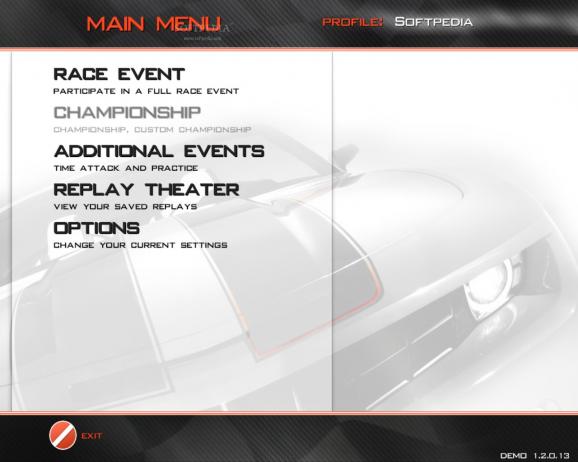RACE On Demo screenshot