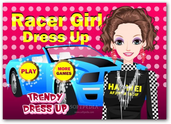 Racer Girl Dressup screenshot
