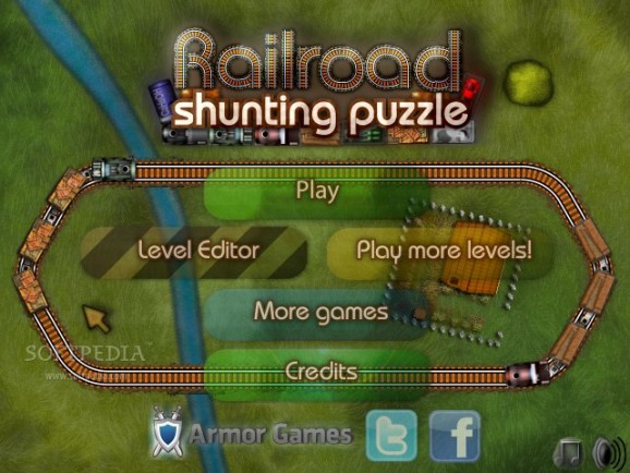 Railroad Shunting Puzzle screenshot
