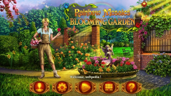 Rainbow Mosaics: Blooming Garden screenshot