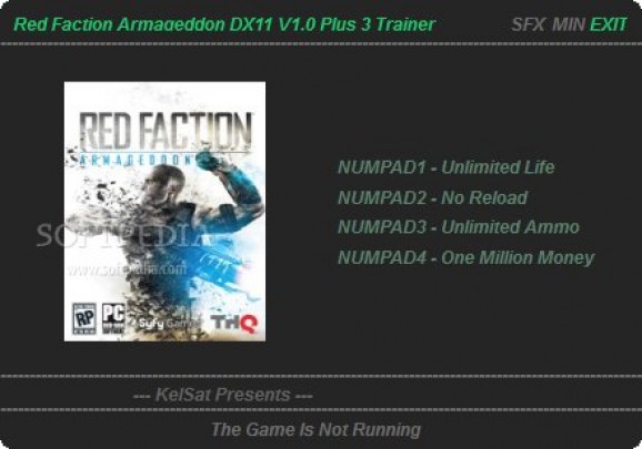 Red Faction: Armageddon +3 Trainer screenshot
