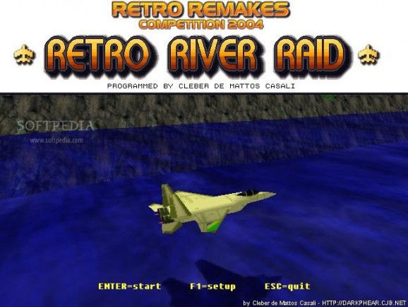 Retro River Raid screenshot