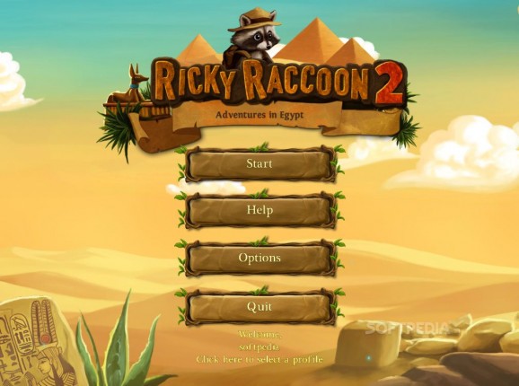 Ricky Raccoon 2: Adventures in Egypt screenshot