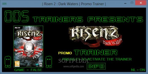 Risen 2: Dark Waters +1 Trainer for 1.0.1168 screenshot