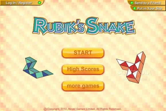 Rubik's Snake screenshot