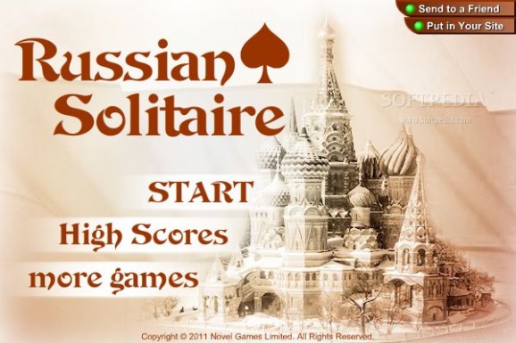 Russian Solitaire screenshot