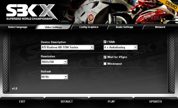 SBK X Superbike World Championship Demo screenshot