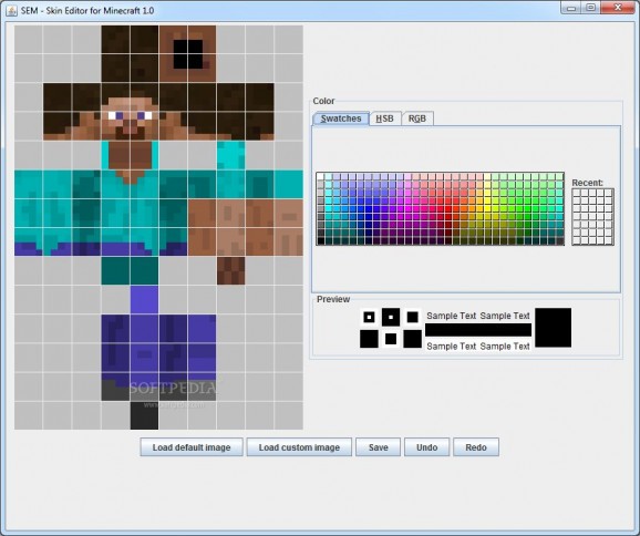 SEM - Skin Editor for Minecraft screenshot