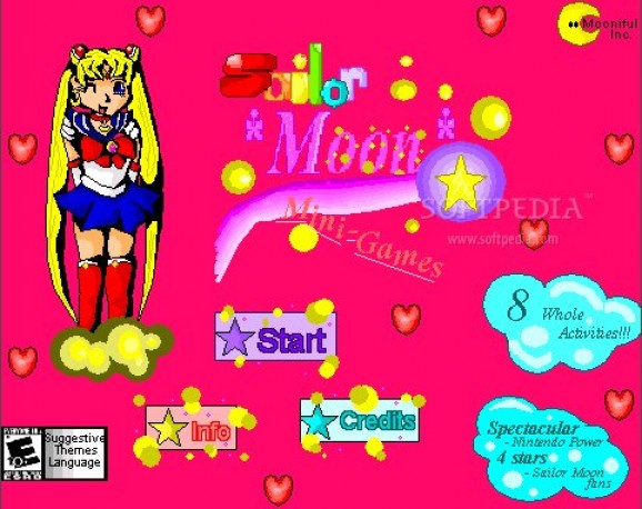 Sailor Moon Mini Games screenshot