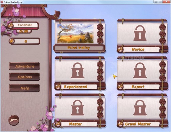 Sakura Day Mahjong screenshot
