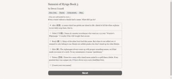 Samurai of Hyuga Book 3 Demo screenshot