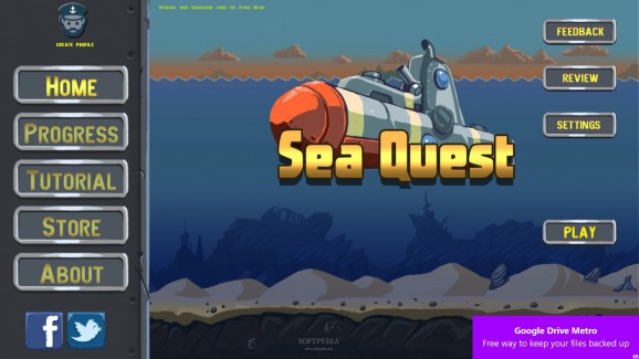 Sea Quest for Windows 8 screenshot