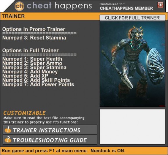 Shadow Warrior +1 Trainer screenshot