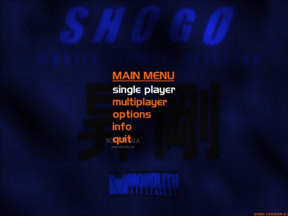 Shogo: Mobile Armor Division Demo screenshot