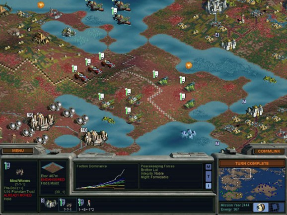 Sid Meier's Alpha Centauri Demo screenshot