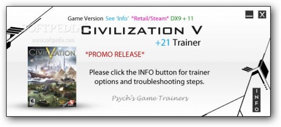 Sid Meier's Civilization V +2 Trainer for 1.0.1.275 screenshot