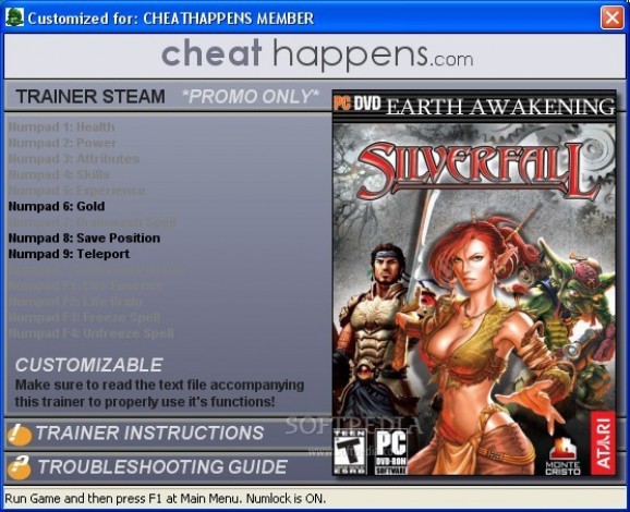 Silverfall: Earth Awakening (Steam Version) +3 Trainer screenshot