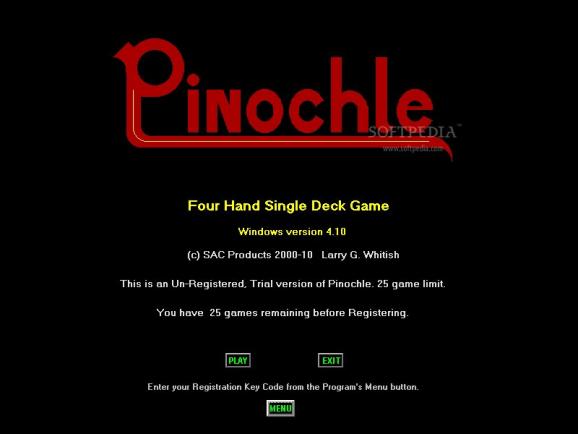 Single Deck Pinochle screenshot