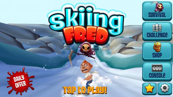 Skiing Fred for Windows 8 screenshot