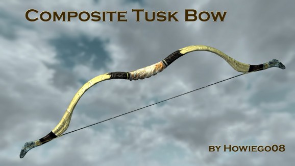 Skyrim Mod - Composite Tusk Bow screenshot