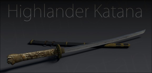 Skyrim Mod - Highlander Katana screenshot