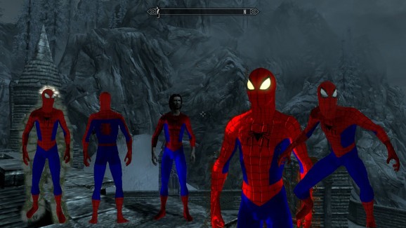 Skyrim Mod - Iceburgs Spiderman Suit screenshot