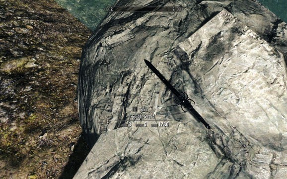Skyrim Mod - Spider Sword from Morrowind screenshot