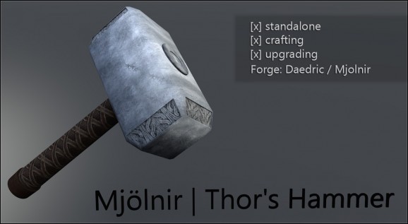 Skyrim Mod - Thors Hammer Mjolnir screenshot