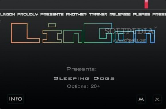 Sleeping Dogs +20 Trainer for 1.8 screenshot