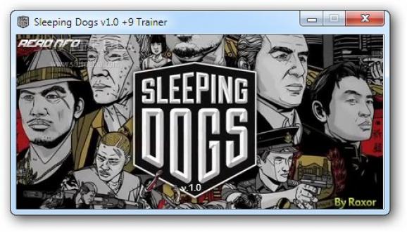 Sleeping Dogs +9 Trainer for 1.0 screenshot