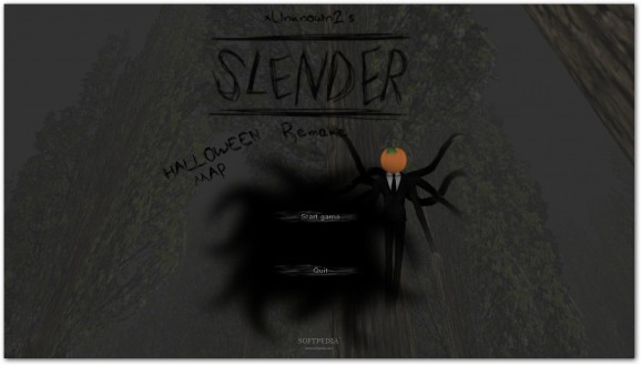 Slender Remake Halloween Map screenshot