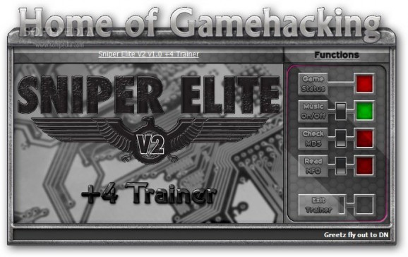 Sniper Elite V2 +4 Trainer screenshot