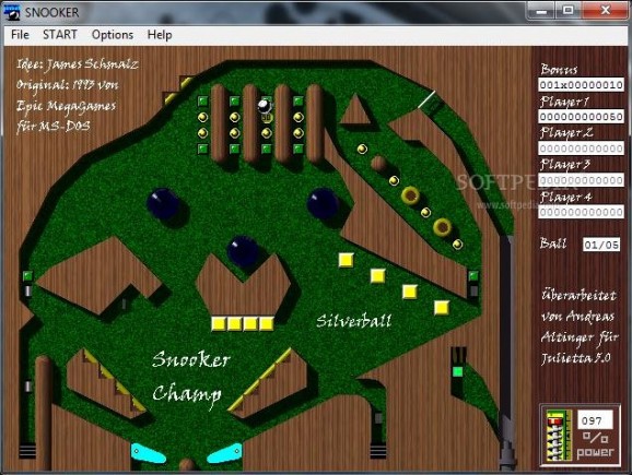Snooker Pinball screenshot