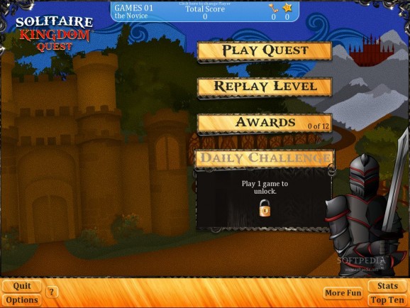 Solitaire Kingdom Quest Demo screenshot