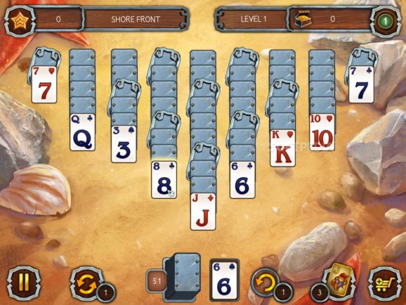 Solitaire Legend Of The Pirates 2 screenshot