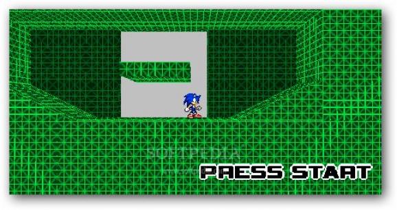 Sonic 2.5D screenshot