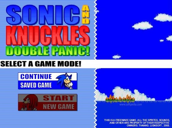 Sonic And Knuckles Double Panic screenshot