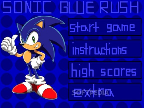Sonic Blue Rush screenshot