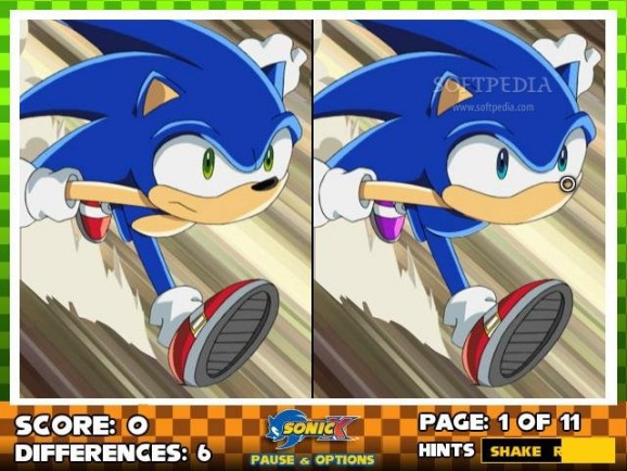 Sonic Speed Spotter screenshot
