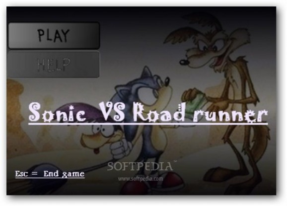 Sonic VS Road Runner screenshot