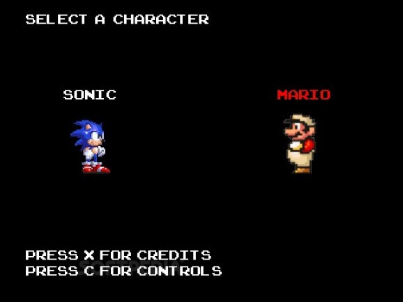 Sonic and Mario vs Slenderman screenshot
