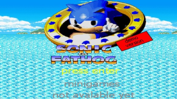 Sonic the Fathog Demo screenshot