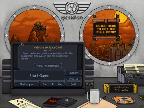 SpaceChem Demo screenshot