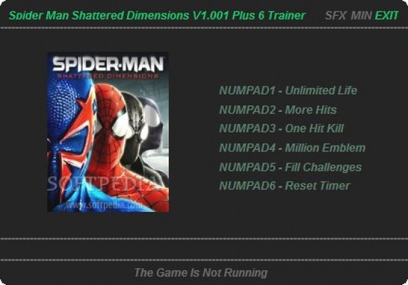 Spider-Man: Shattered Dimensions +6 Trainer screenshot