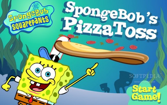 SpongeBob Pizza Toss screenshot