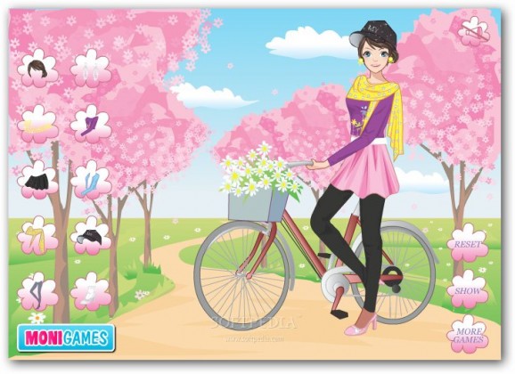 Spring Bike Ride Dress Up screenshot