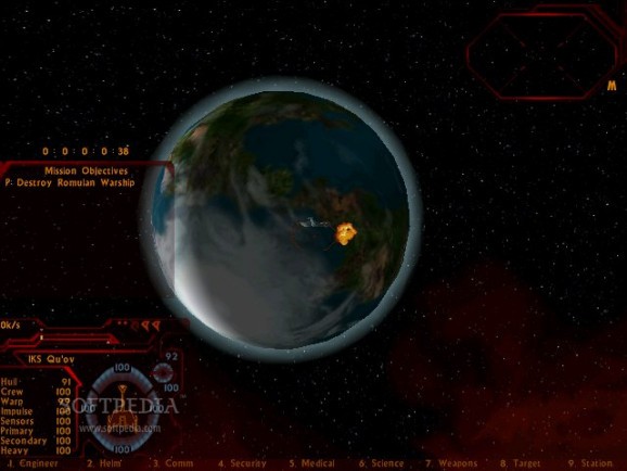 Star Trek: Klingon Academy Demo screenshot