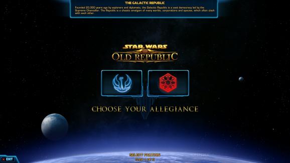 Star Wars: The Old Republic Online Client screenshot